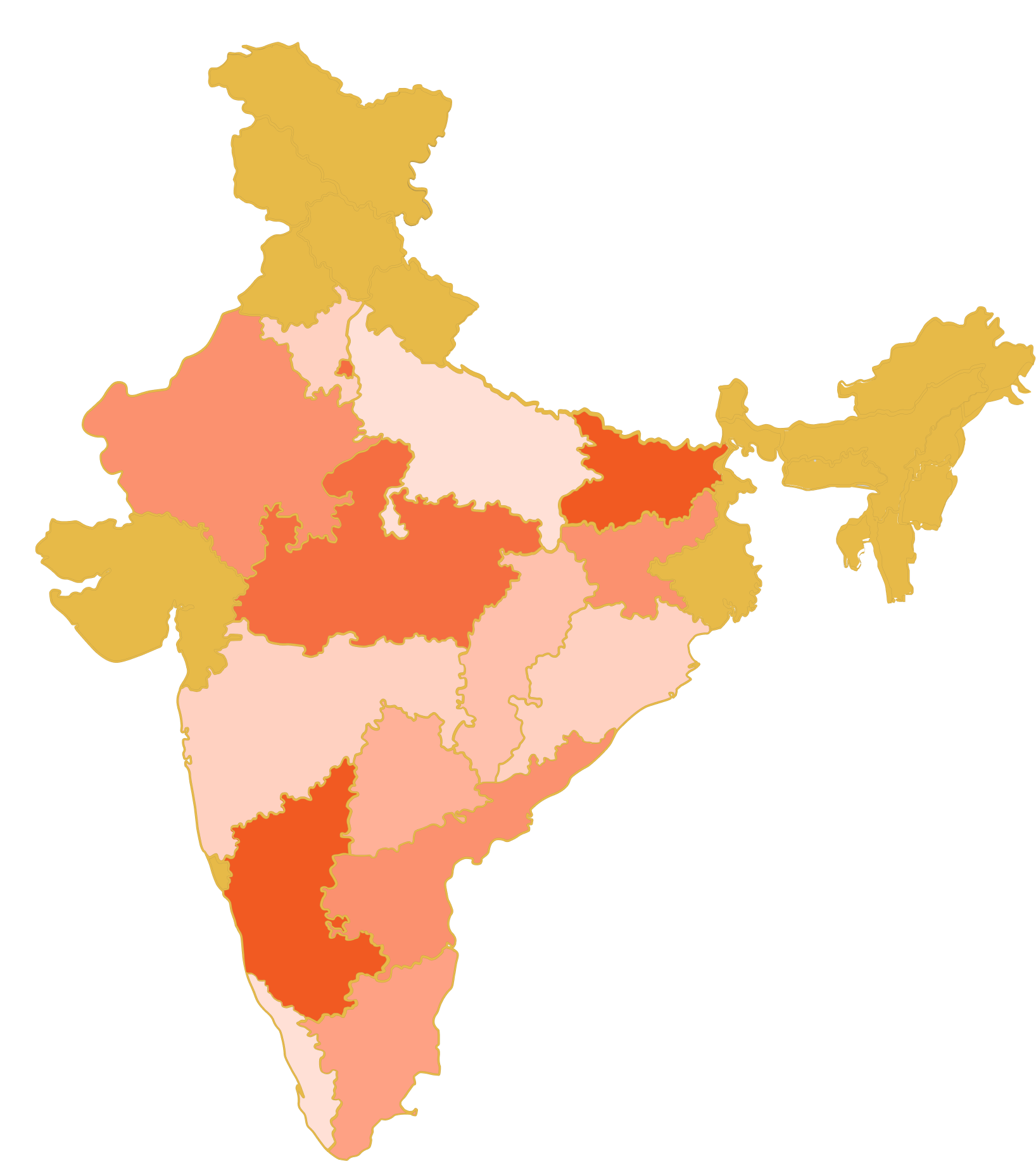 Impact Map of India